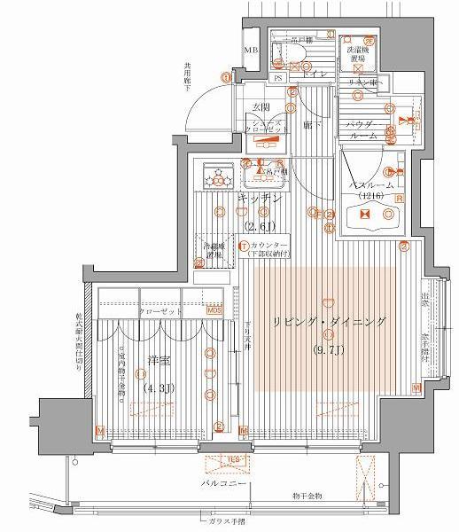 ガーラ・レジデンス文京白山間取り図