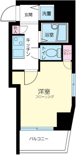 スカイコート後楽園第5 501号室 間取り図