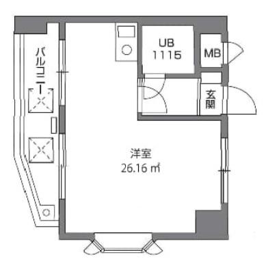 コア伝通院アネックス間取り図