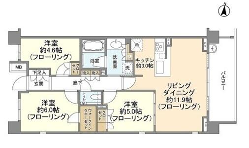 ブランズ文京護国寺間取り図