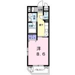 ハピネス　エムビー白山 間取り図