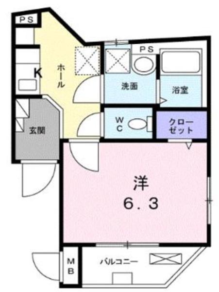アクアグレイス千駄木間取り図