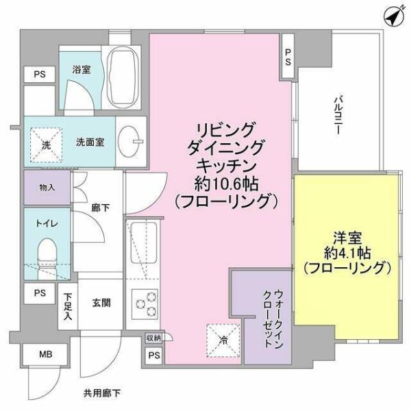 プラネ小石川播磨坂間取り図