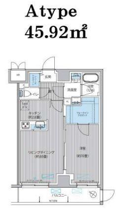 レジデンスゆたて間取り図