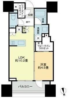 クラッシィハウス神田錦町間取り図