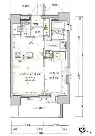 クリオ文京音羽間取り図