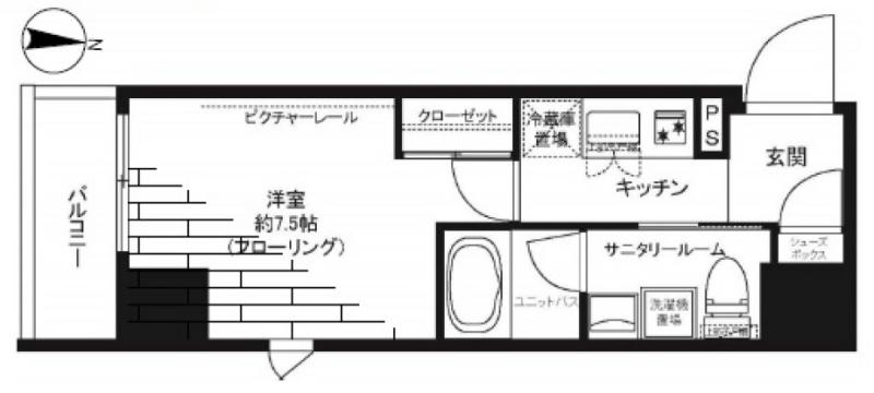 グランドコンシェルジュ神楽坂α間取り図