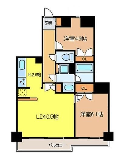 藤和シティホームズ小石川間取り図