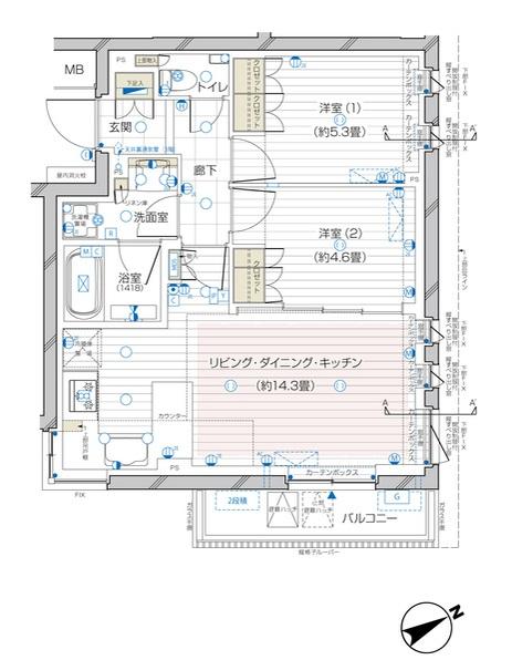 ザ・レジデンス駒込染井間取り図