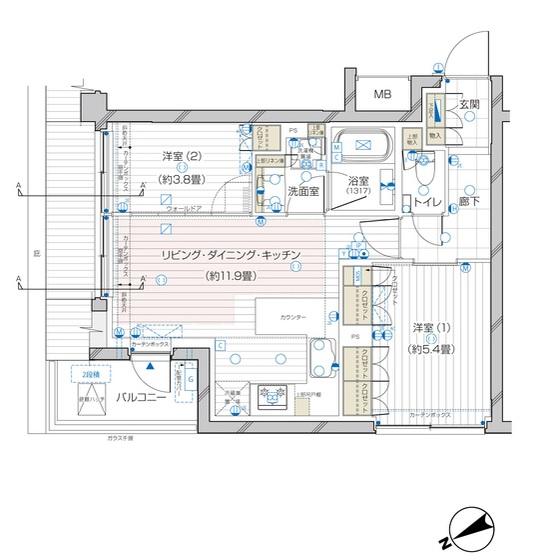 ザ・レジデンス駒込染井間取り図