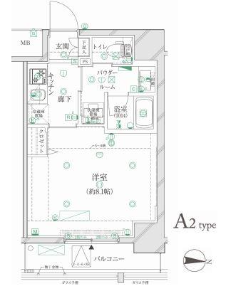 クレイシア江戸川橋レーヴ間取り図