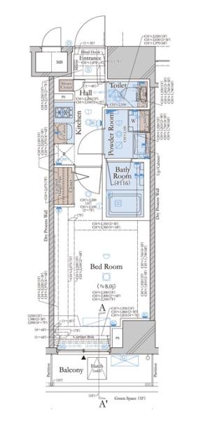 コンシェリア目白台　HILLSIDE SQUARE間取り図