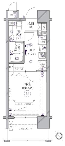 クレイシア新大塚間取り図