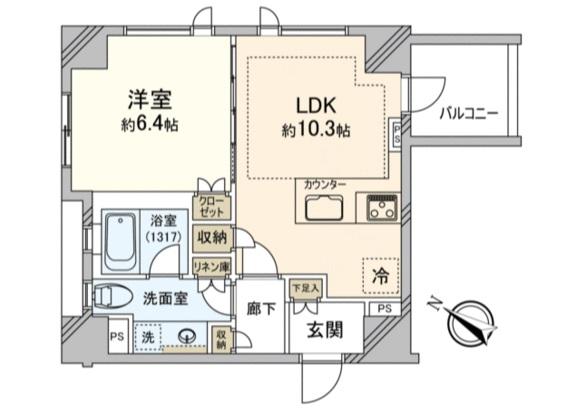 アクシア白山間取り図