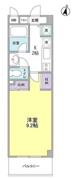ビタフェリーチェ 205号室 間取り図