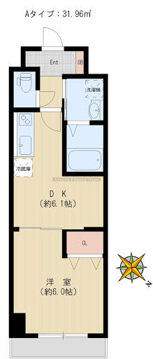 フローラ小石川間取り図