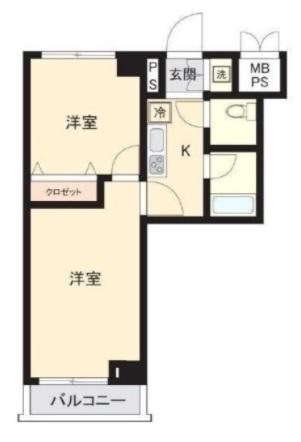 ルーブル小石川弐番館間取り図