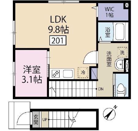 グランローレル間取り図
