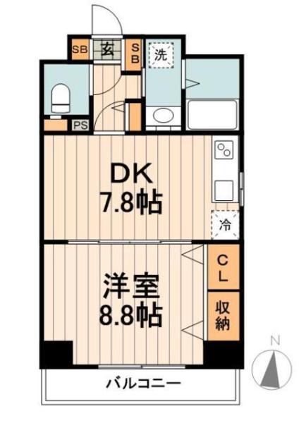 フキクレスト御茶ノ水間取り図