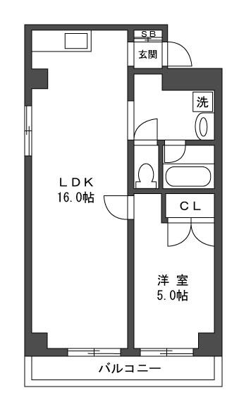 マンション檀間取り図