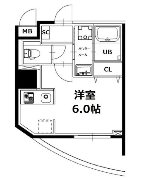 （仮称）神楽坂5丁目計画間取り図