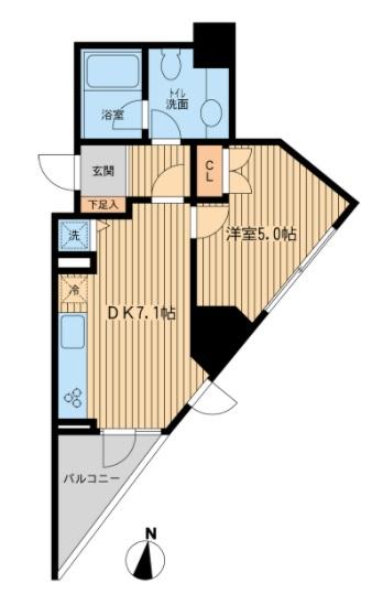 KDXレジデンス千駄木間取り図