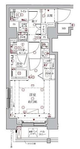 クレイシア東十条間取り図