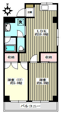 マンション檀間取り図