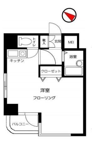 プレール本駒込間取り図