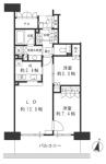 小石川後楽園パークハウス 間取り図