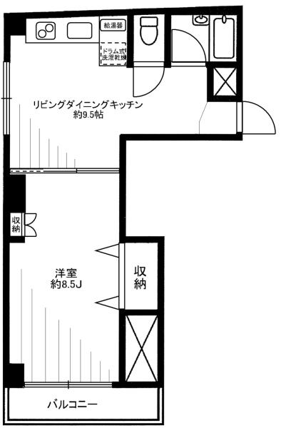 お茶の水いいおか間取り図