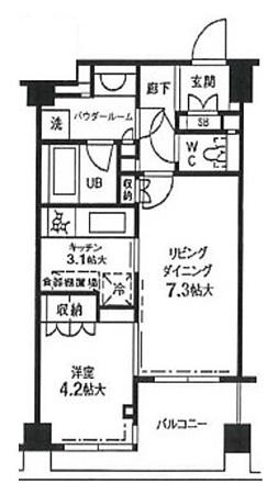 ハピネ文京根津間取り図