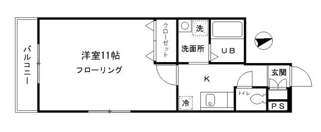 コーネル・スリー間取り図