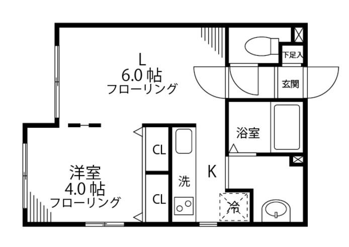 MODULOR茗荷谷間取り図