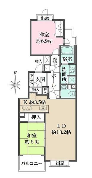 パークハイム千駄木間取り図