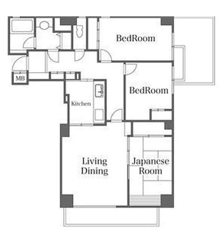 佳葉フラット間取り図