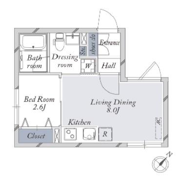 LiveFlat文京大塚WEST間取り図