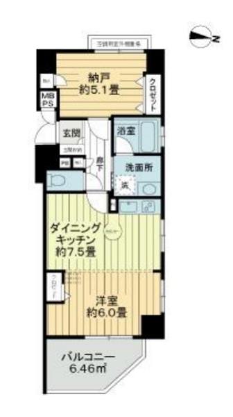 ライオンズマンション東大赤門前間取り図