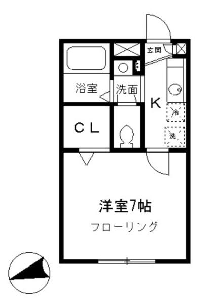 コーネル・スリー間取り図