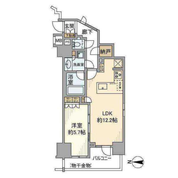 オープンレジデンシア文京本駒込間取り図