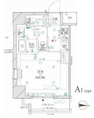 クレイシア江戸川橋レーヴ間取り図