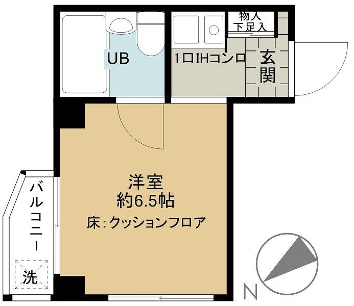 スカイコート後楽園II間取り図