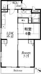 南マンション 間取り図