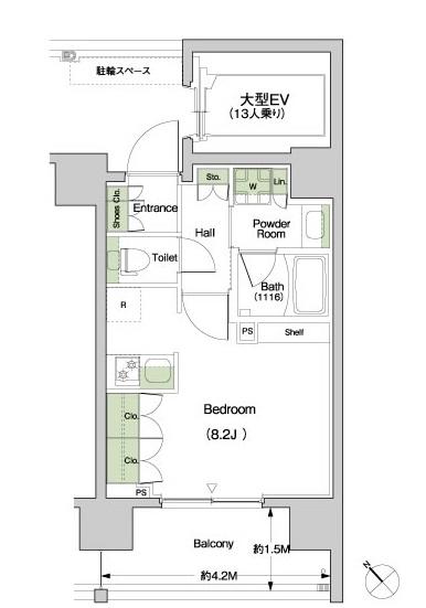 ベルデ茗荷谷間取り図