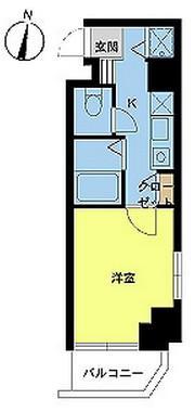 スカイコート神楽坂壱番館間取り図