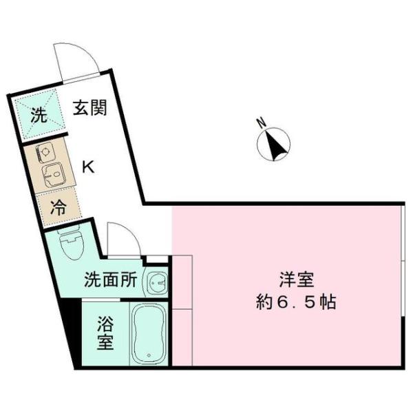 the KOISHIKAWA 202号室 間取り図