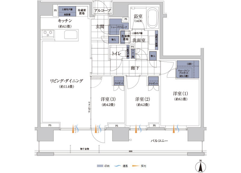 グランドメゾン目白新坂間取り図