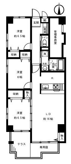 小日向マンション間取り図