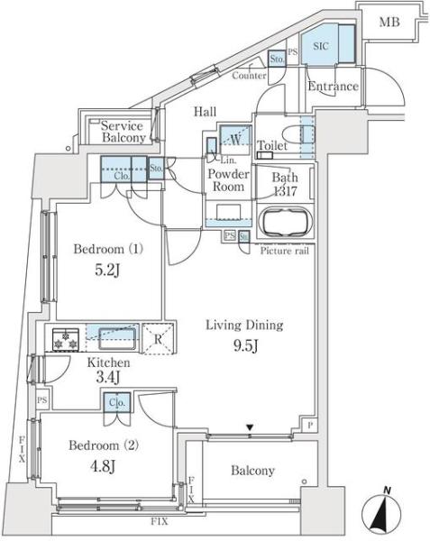 ブランズ文京白山一丁目間取り図
