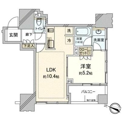 プラウド本郷弓町間取り図